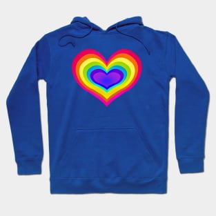 Rainbow Heart Hoodie